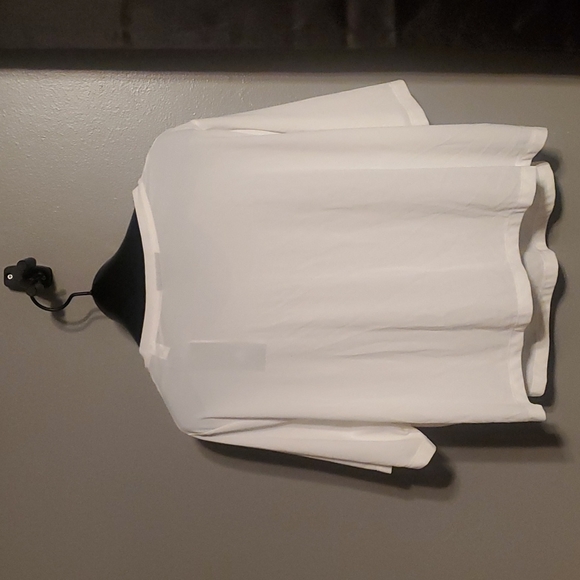 ADIDAS WHITE 4X WHITE MESH SHORT SLEEVE CROP TOP - Picture 2 of 8